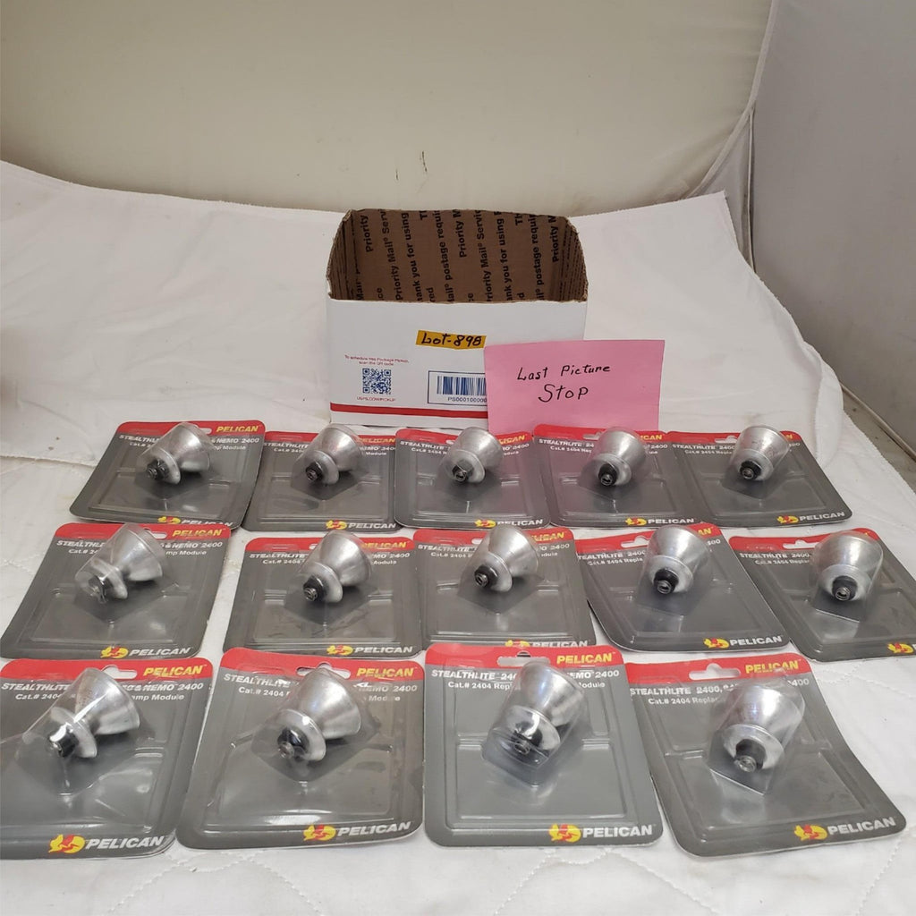 Lot of 14 Pelican Stealthlite 2400 2450 Nemo 2400 Flashlight LOT-898