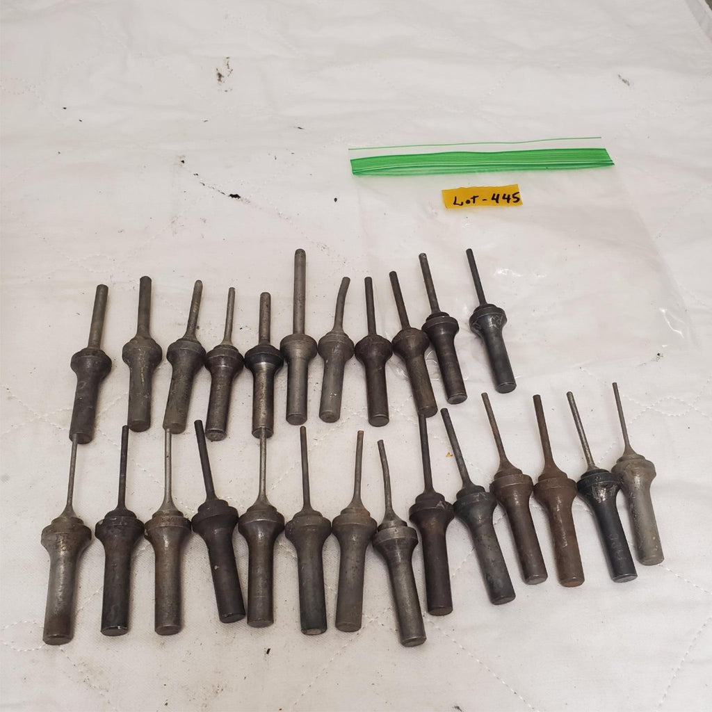 Lot of Rivet Gun Snaps Bit Knock Out Punch Set LOT-445