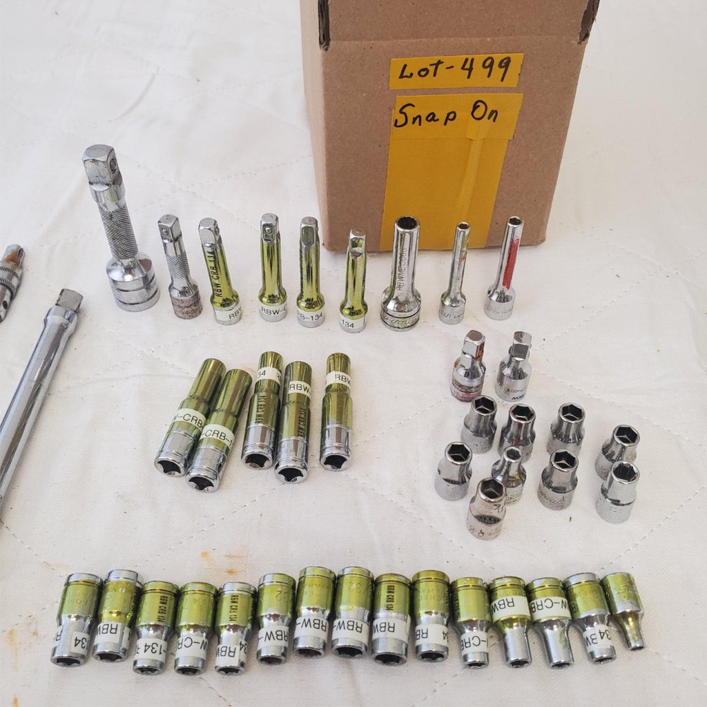 Lot of Snap-On Drive Extensions & Torque Sockets & Other Tools LOT 499