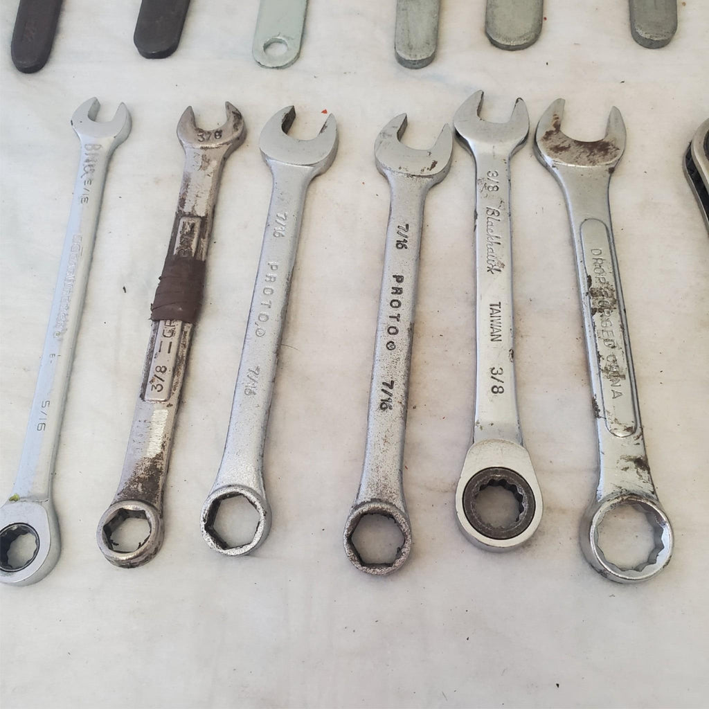 Lot of 20 Various Brand Assorted Size Wrenches Hand Tools LOT 359