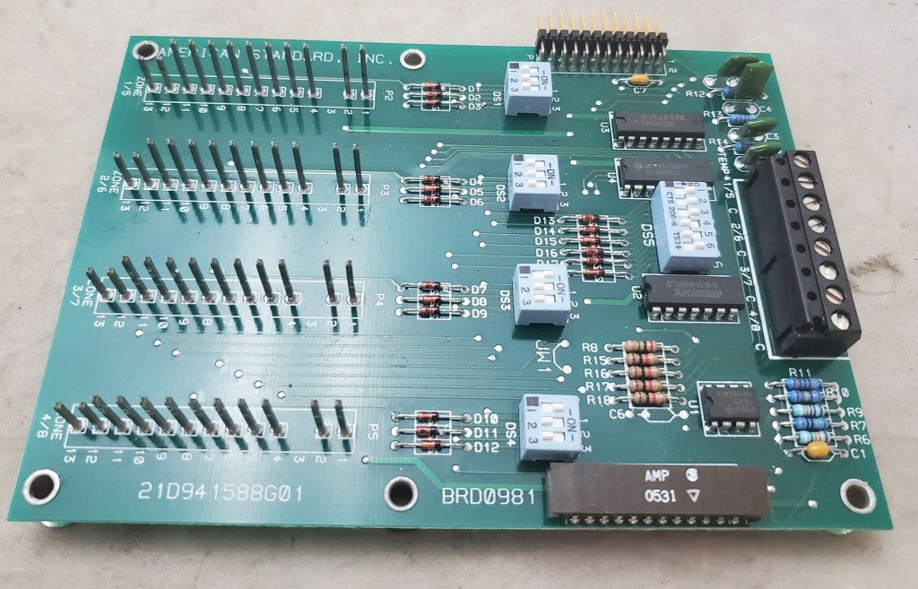 Used OEM Trane 21D941588G01 Control Sister Board BRD0981