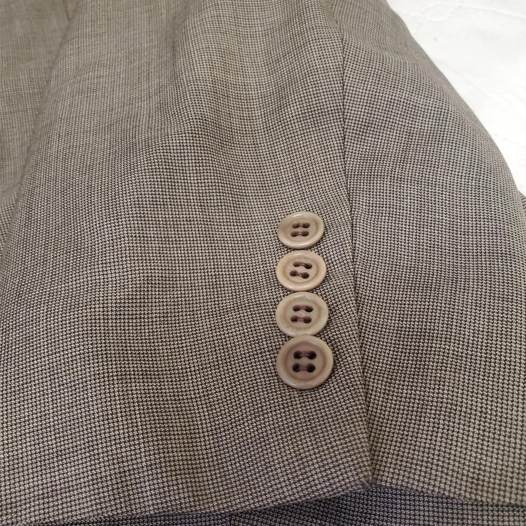 VALENTINO 100% Wool Mens Brown Blazer Suit Jacket Sport Coat 46L