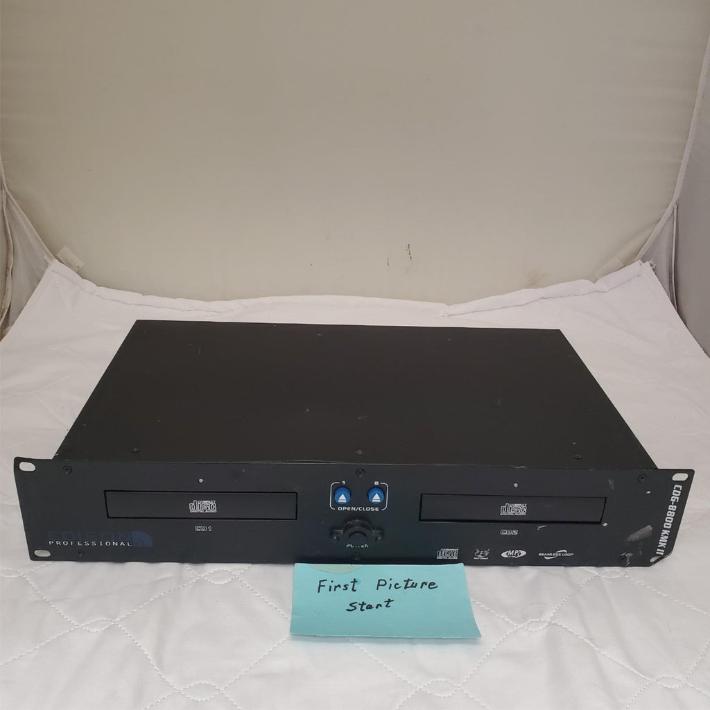 Edison Professional CDG-8800 KMK II Dual CD Player