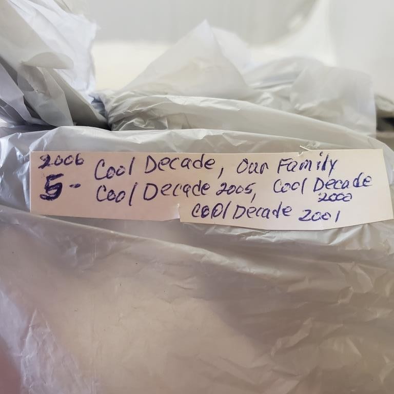 Hallmark Keepsake 2000-2006 Cool Decade and OUR FAMILY Photo Holder Ornaments