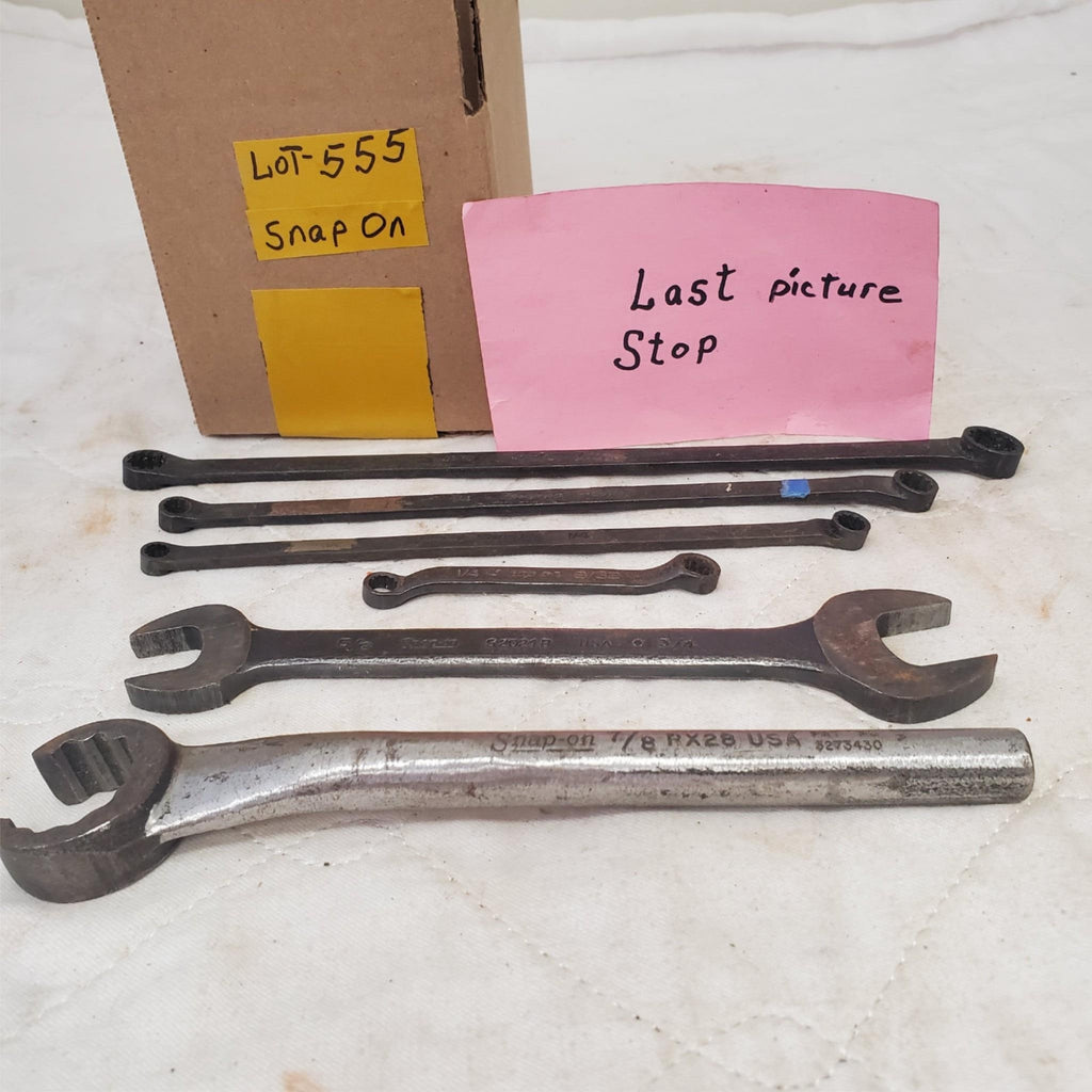 Lot of Snap-On Open End Wrench, Double Offset Box Wrench & other Wrench LOT 555