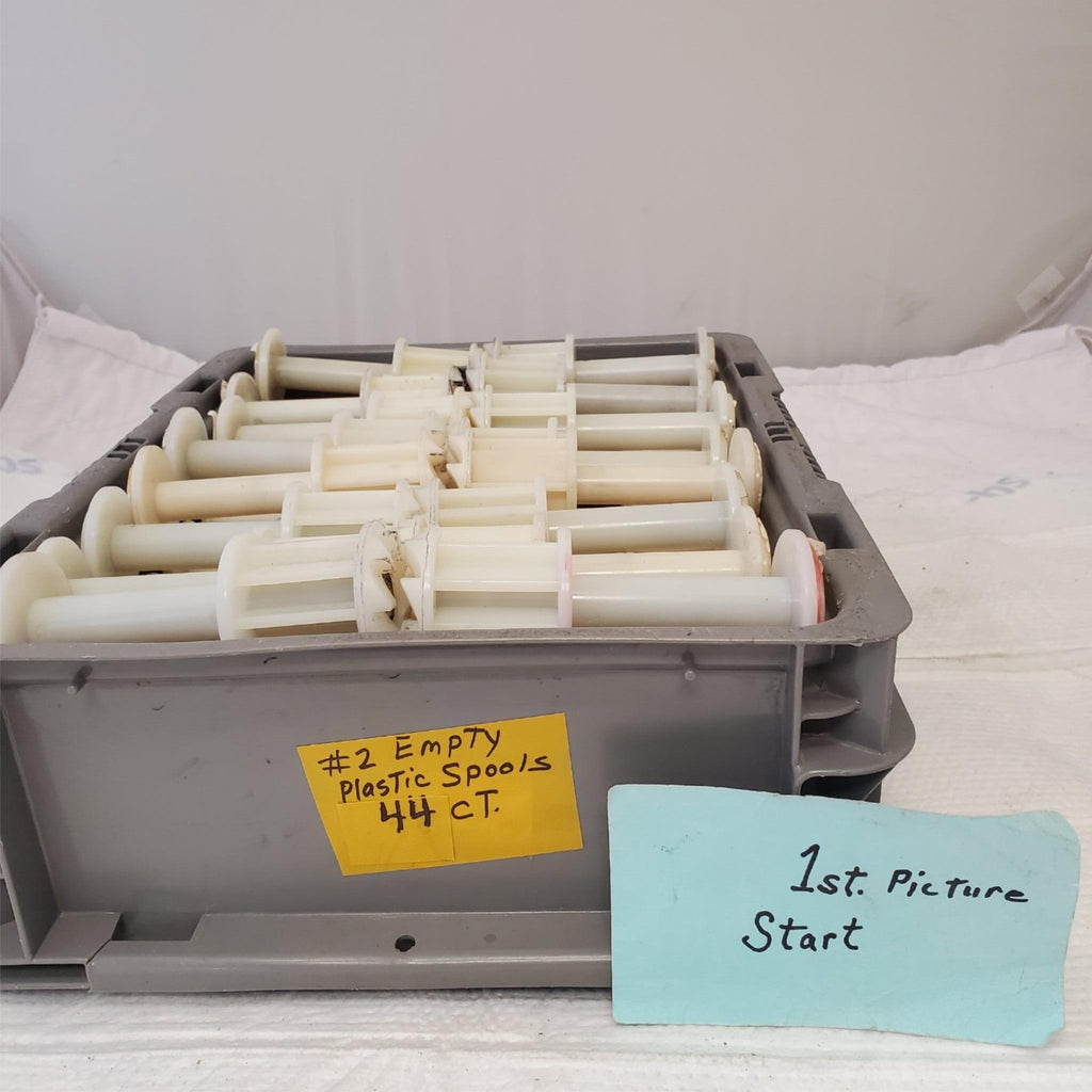 Lot of 44 Empty Plastic Spools #2