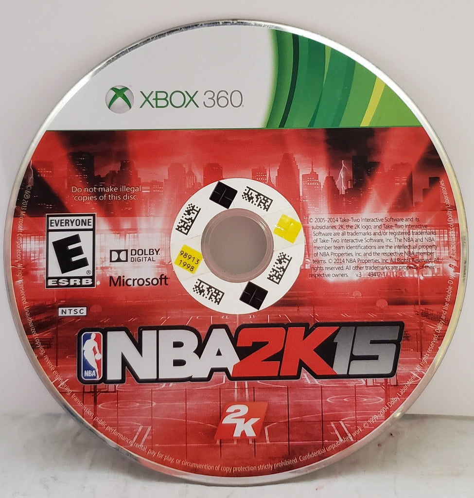 NBA 2K15 Microsoft Xbox 360 Video Game DISC ONLY