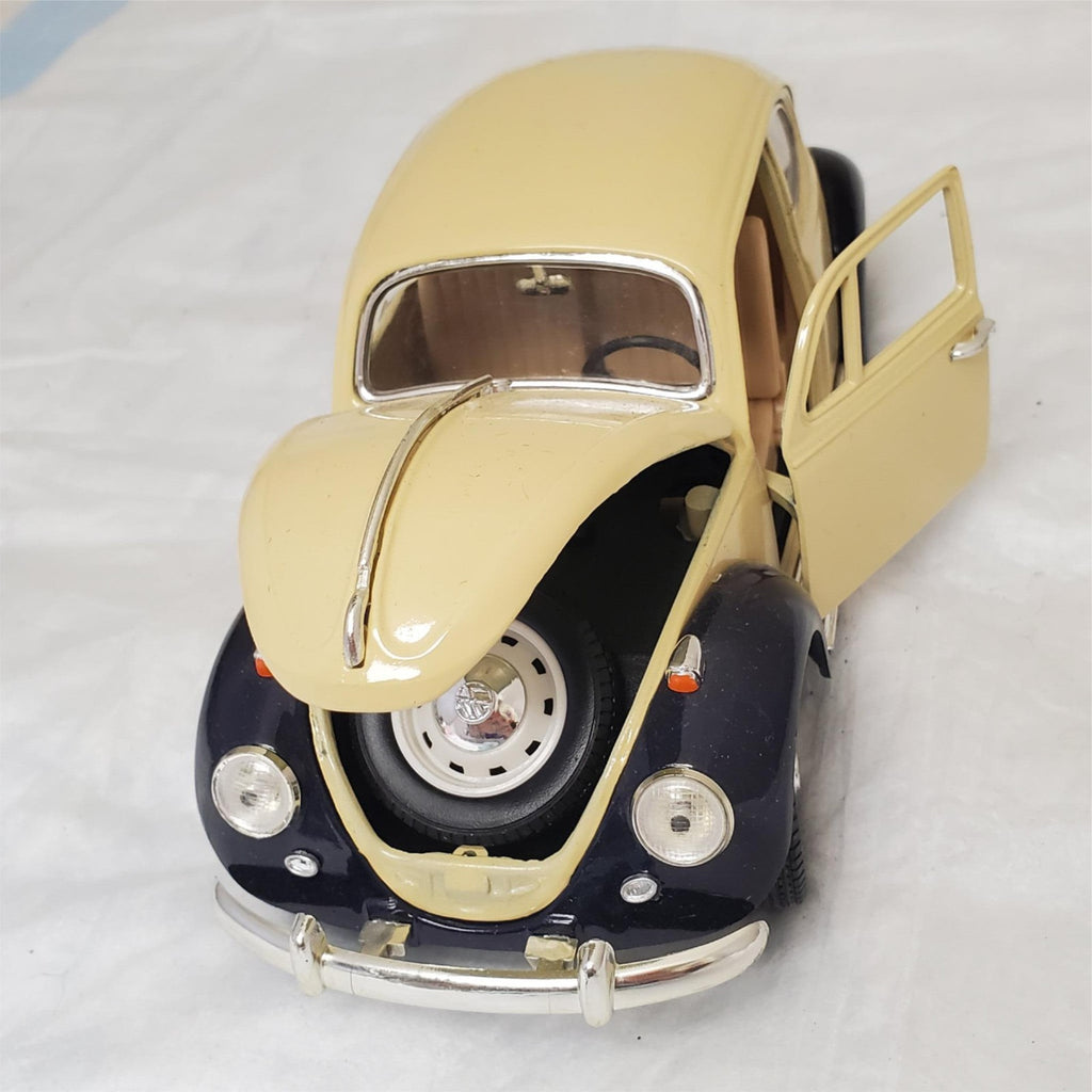 Vintage Road Tough VOLKSWAGEN BEETLE Die Cast Metal Car