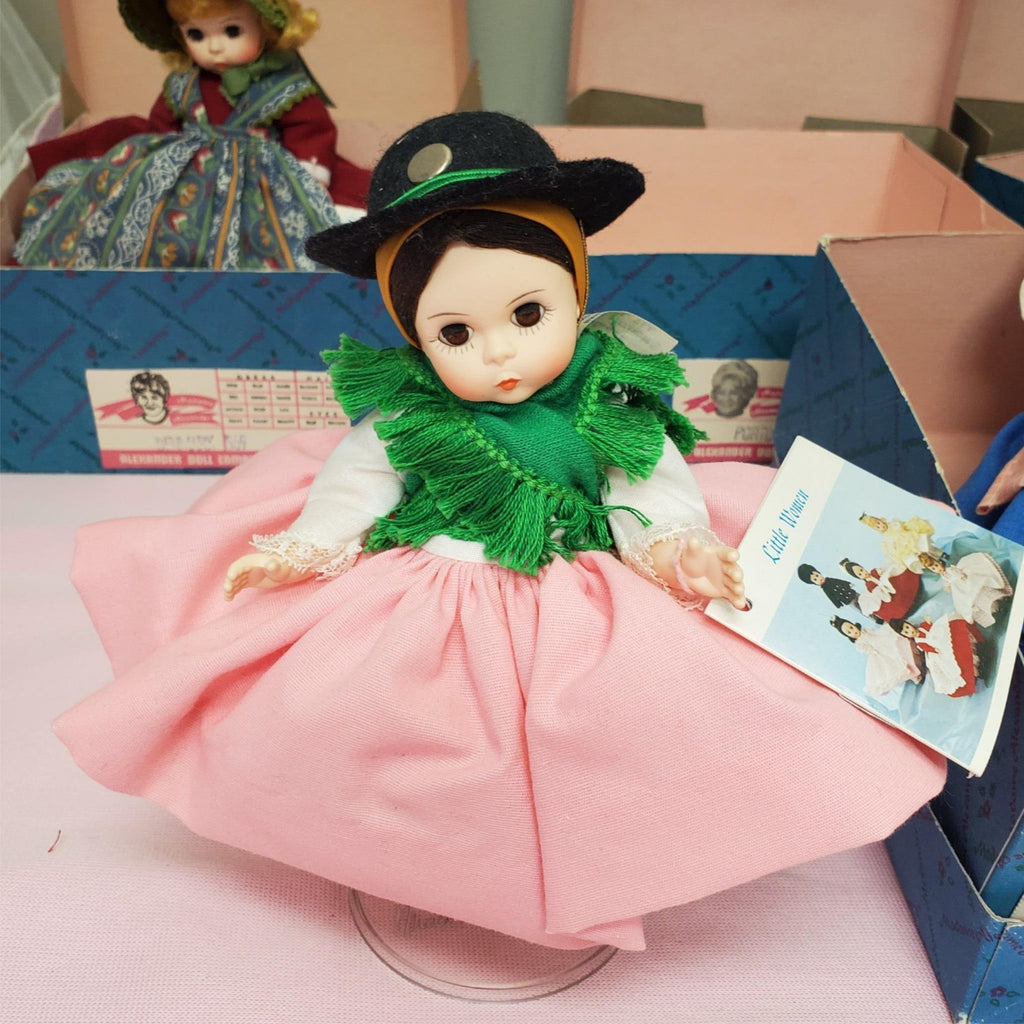 Set Of 5 Madame Alexander Friends From Foreign Lands Collection Dolls with Box