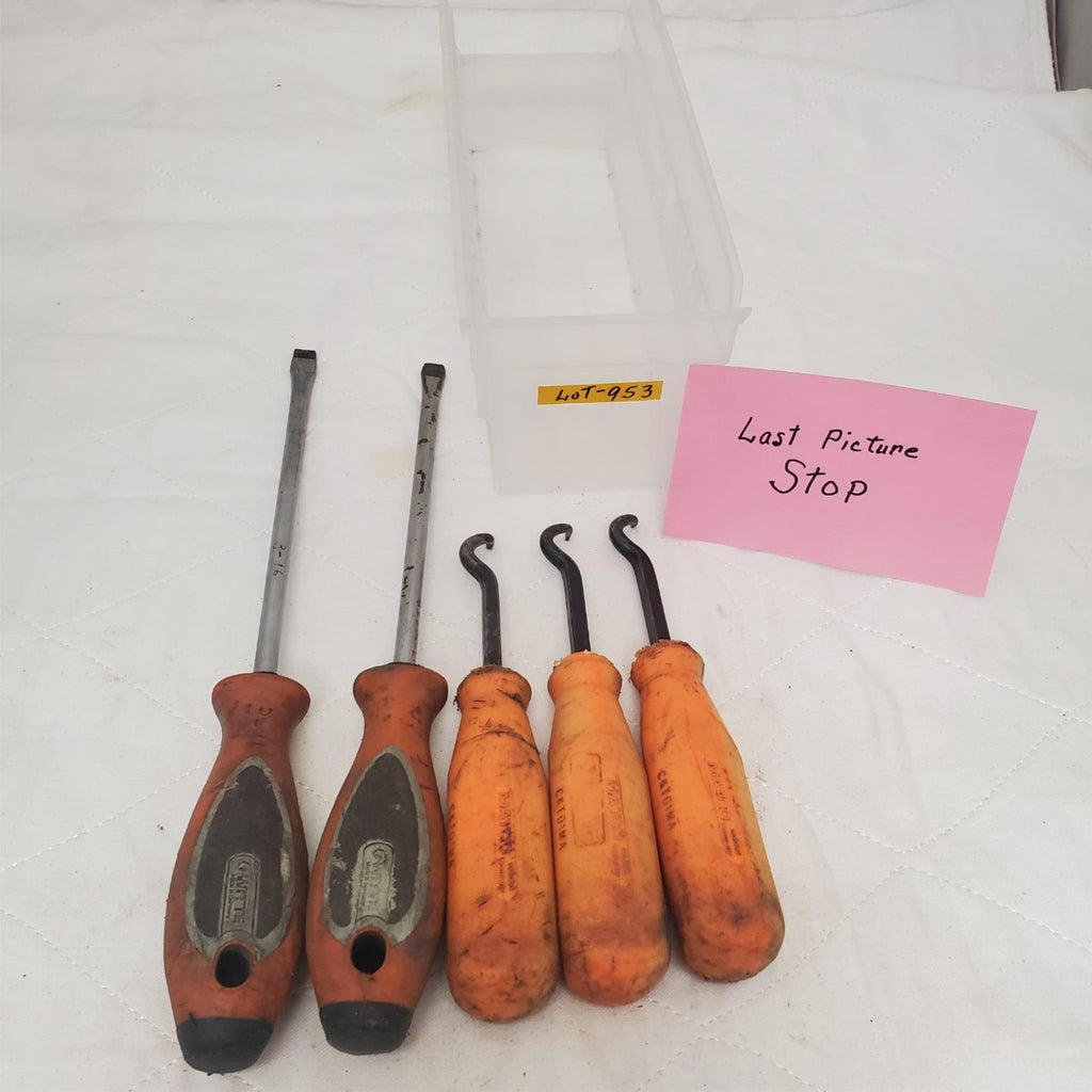 Lot of 5 Matco Pick & Hook Set & Witte Flathead Screwdriver LOT-953