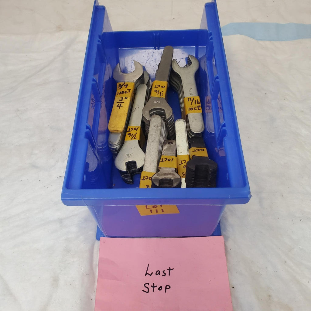 Lot of Combination Wrenches & Key Set in Different Sizes Lot 111