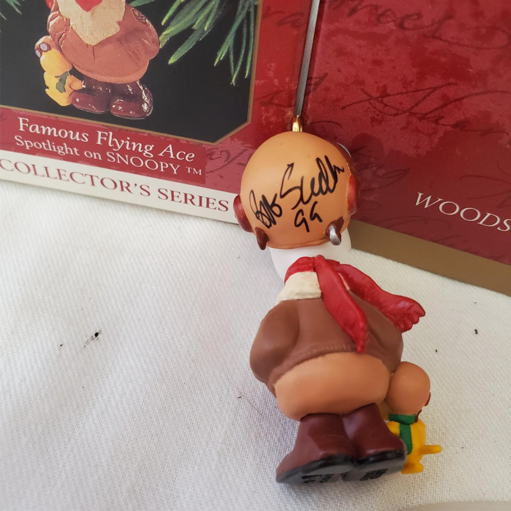 Lot of Hallmark Keepsake Spotlight on Snoopy & Woodstock On Doghouse Ornaments