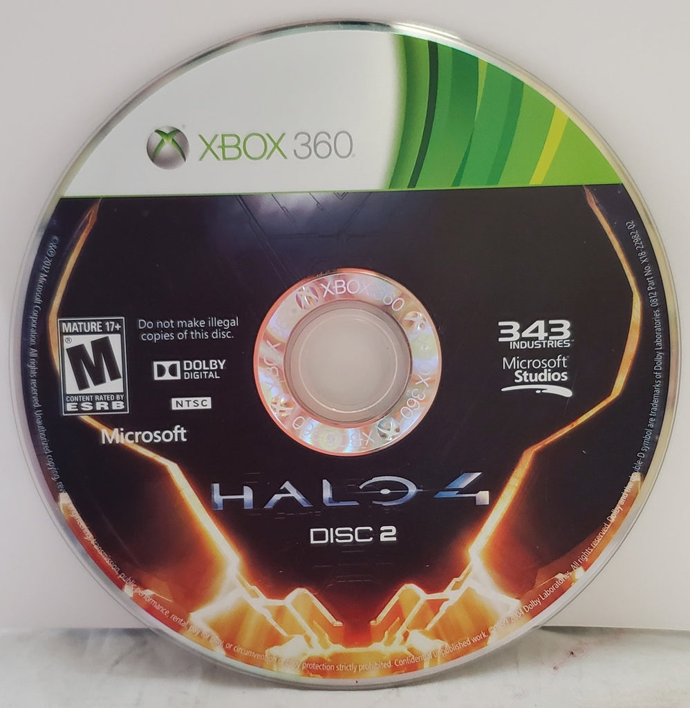 Halo 4 Game Disc #2 343 Industries Microsoft Xbox 360 Game Disc Only