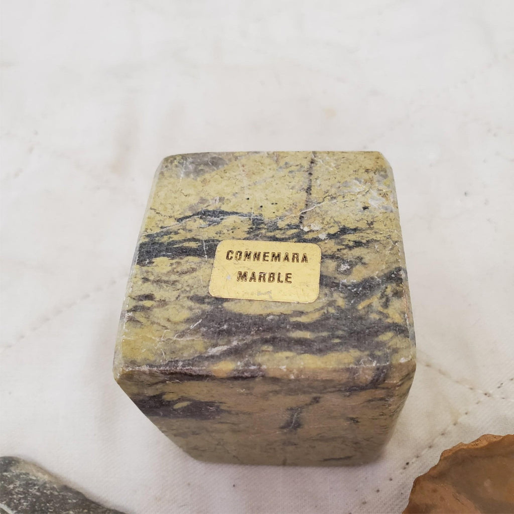 Collection of Connemara Marble, Petrified Wood, Hematite Stone & Other Stones