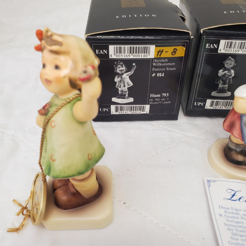 Lot of 4 Various Vintage Goebel MI Hummell Club Figurines H-8
