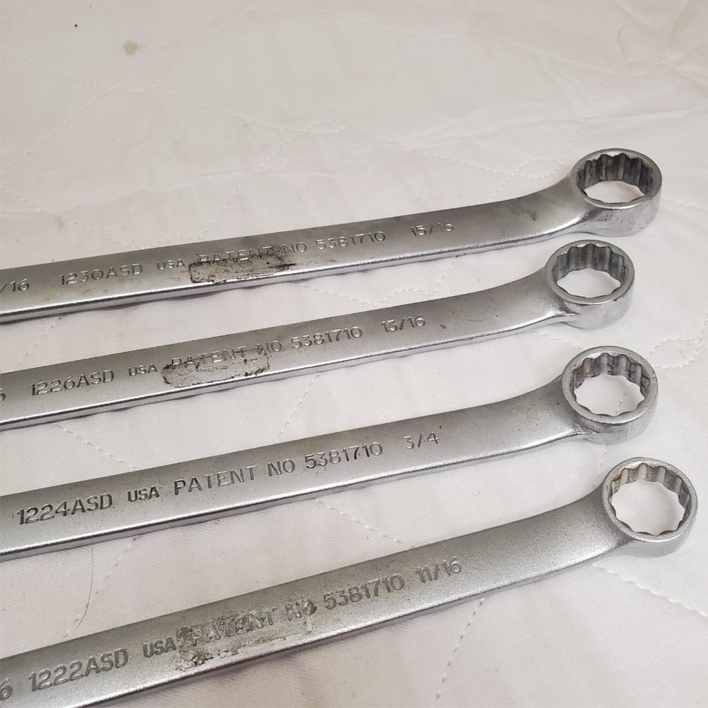Lot of 4 Proto Anti-Slip Design Combination Wrench LOT-761
