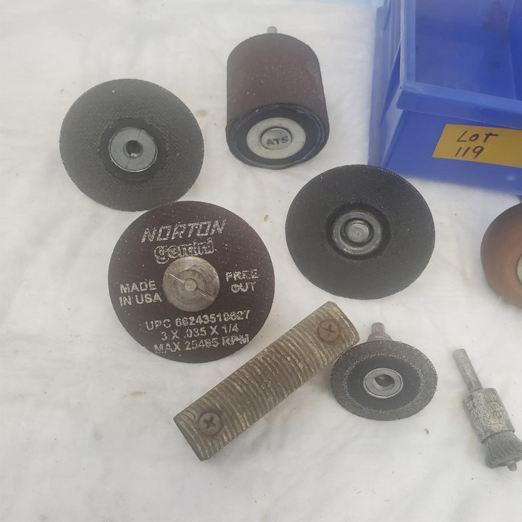 Lot of Osborn Misc. Brand Disc Brush Grinder Sander Attachments