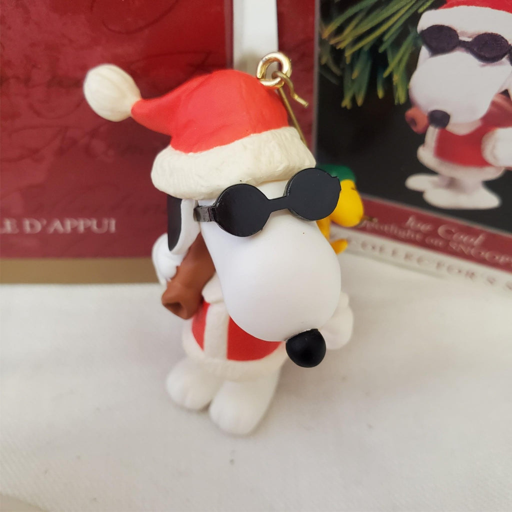 Lot of Hallmark Keepsake Spotlight on Snoopy & Woodstock On Doghouse Ornaments