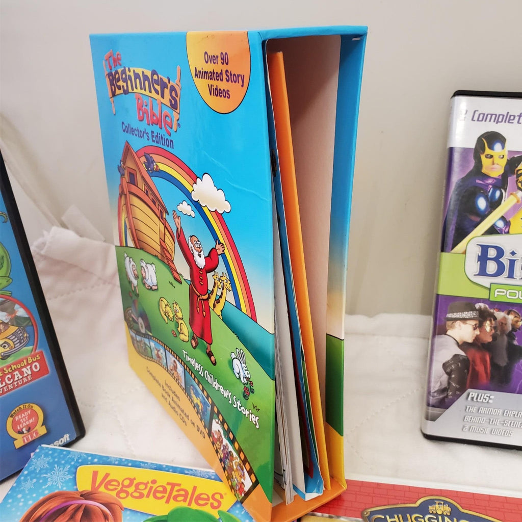 Lot of Various VeggieTales, Magic School Bus, Spiderman & other DVDs
