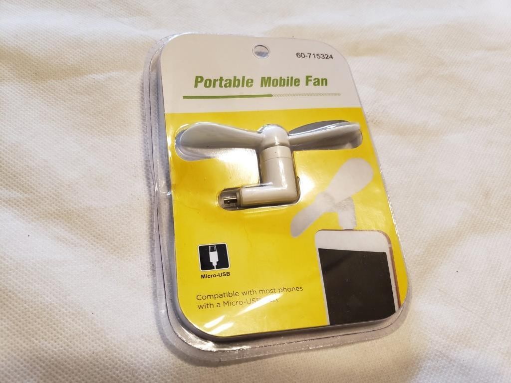 Micro USB Mini Fan, Portable Mobile Phone Cool Fan 60-715324