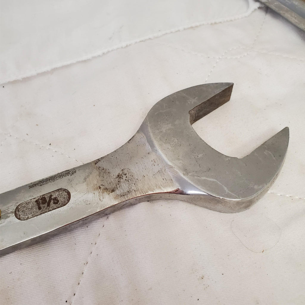 Snap-on V04042B 1-1/4" & 1-3/8" Double-Ended Open Wrench Tool LOT-818