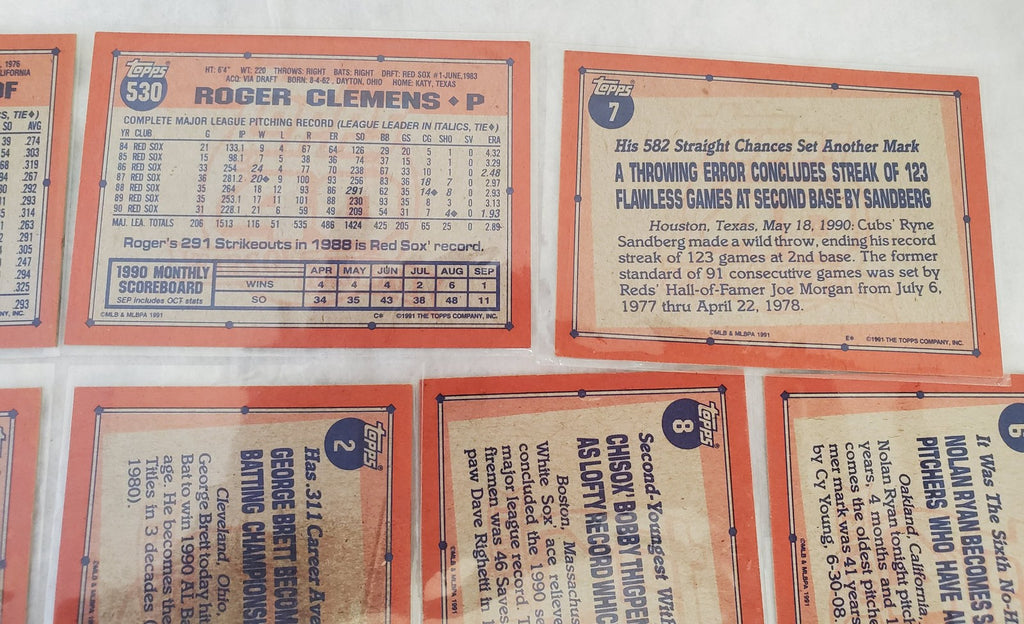 Topps 40 Years Of Baseball Rangers Nolan Ryan & More Basketball Trading Cards