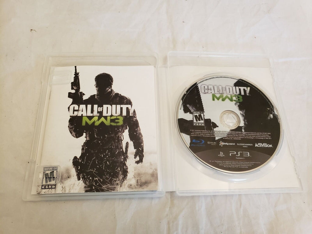 Call of Duty: Modern Warfare 3 Sony PlayStation 3, PS3 2011 CIB with manual MW3