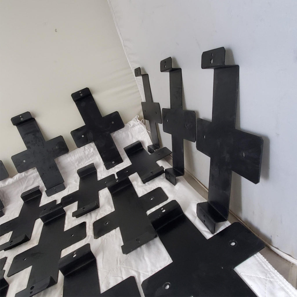 Lot of Cross Shaped Multi Purpose Use Support Bracket LOT 655