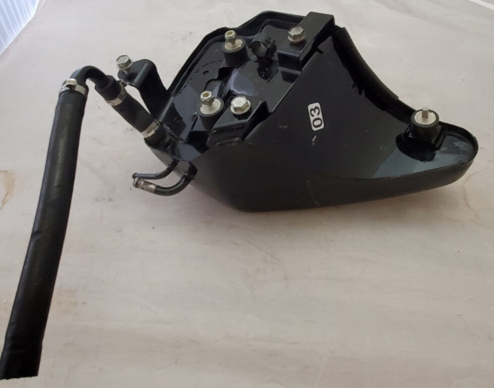 Vintage Black Gas Fuel Tank Petrol Reservoir Cell