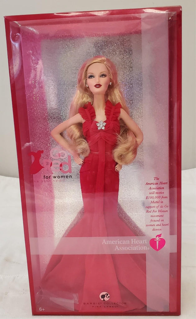 Barbie 2007 - Go Red for Women American Heart Association Pink Label