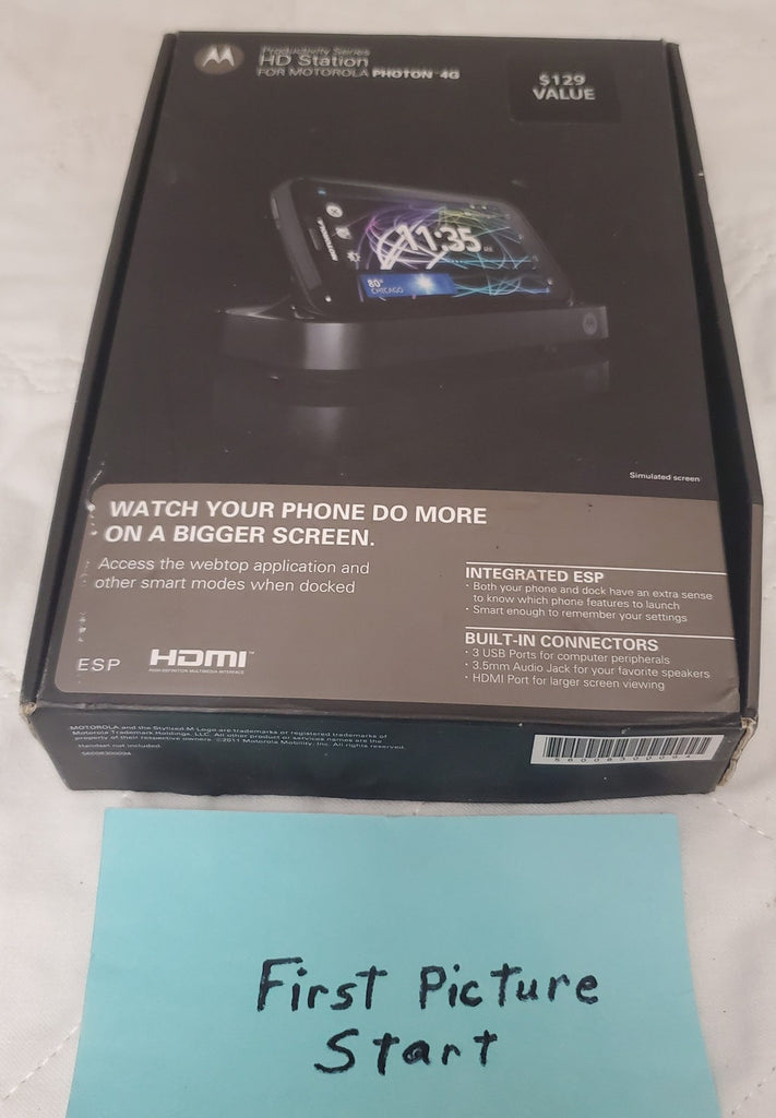 Motorola HD Charging Station EVM1358Q for Motorola Photon 4G