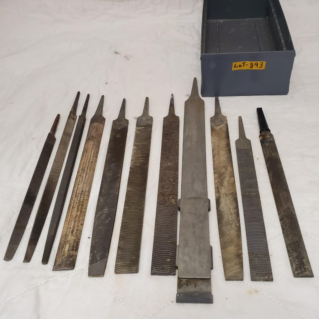 Lot Of 11 Assorted Metal Wood Hand Files LOT-893