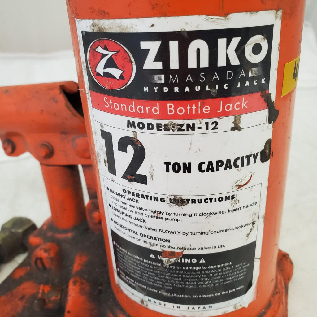 ZINKO MASADA Hydraulic Jack Model ZN-12 12 Ton Capacity
