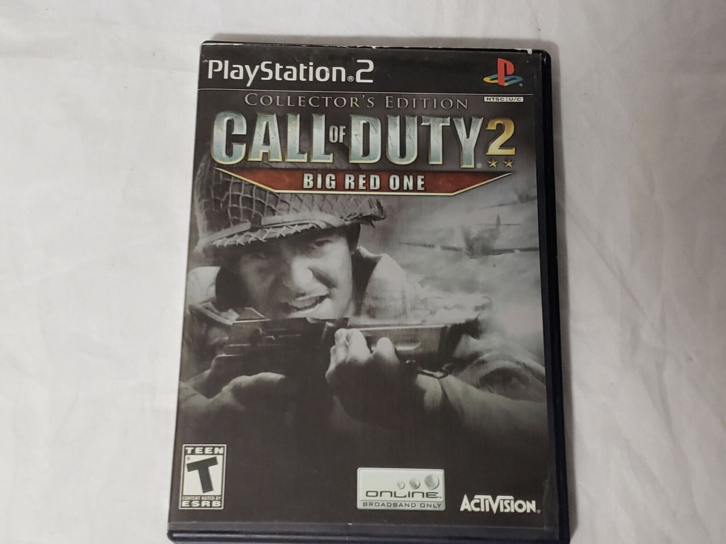 Call of Duty 2 Big Red One Collector's Edition PlayStation 2 PS2 2005 Activision