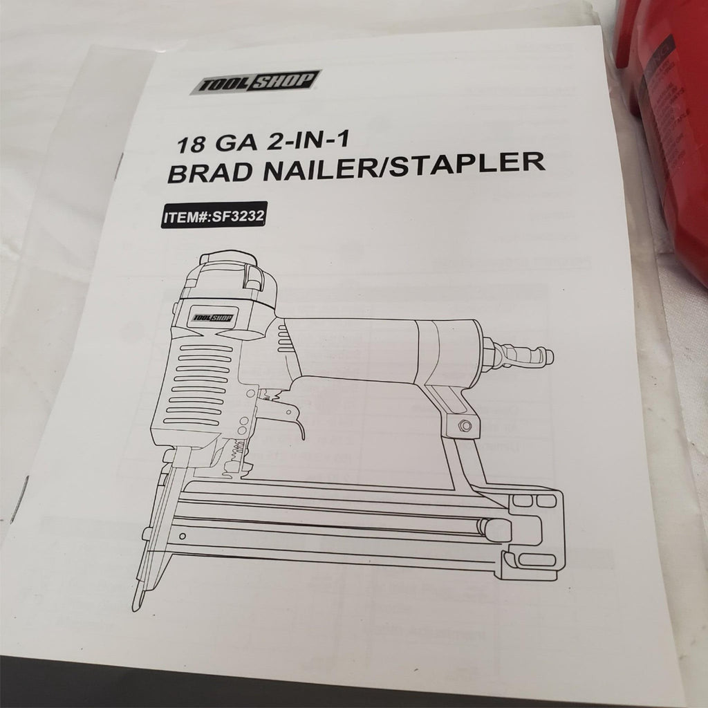 ToolShop 18 GA 2-In-1 SF3232 Brad Stapler & Nailer