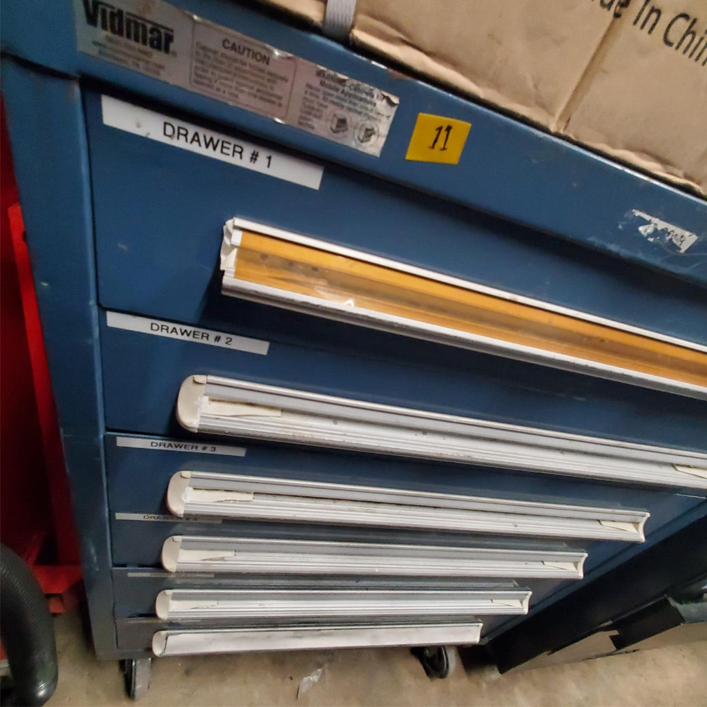 Stanley Vidmar 6 Drawer ROLLING Tool Equipment Storage Cabinet (11)