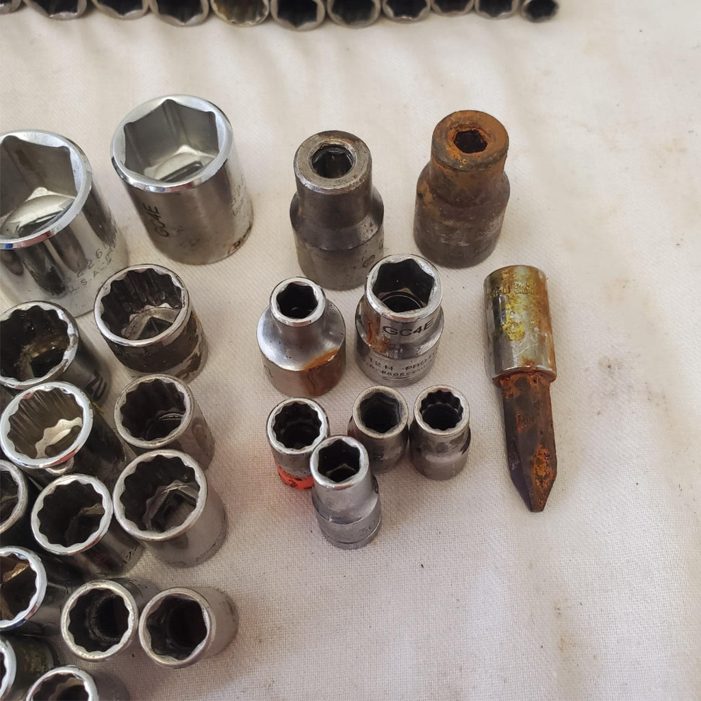 Lot of Drive Deep / Standard SAE 6-Point Socket LOT 464