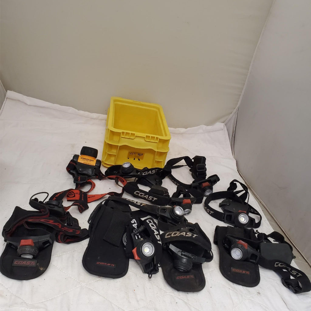 Lot of Assorted Coast & Streamlight LED Headlamps LOT-969