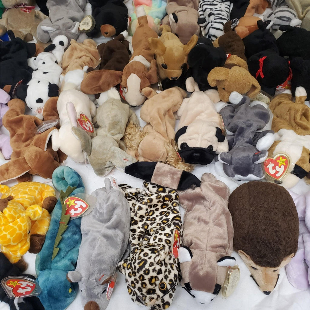 Huge Lot of Assorted TY Beanie Babies Plush Toys #1