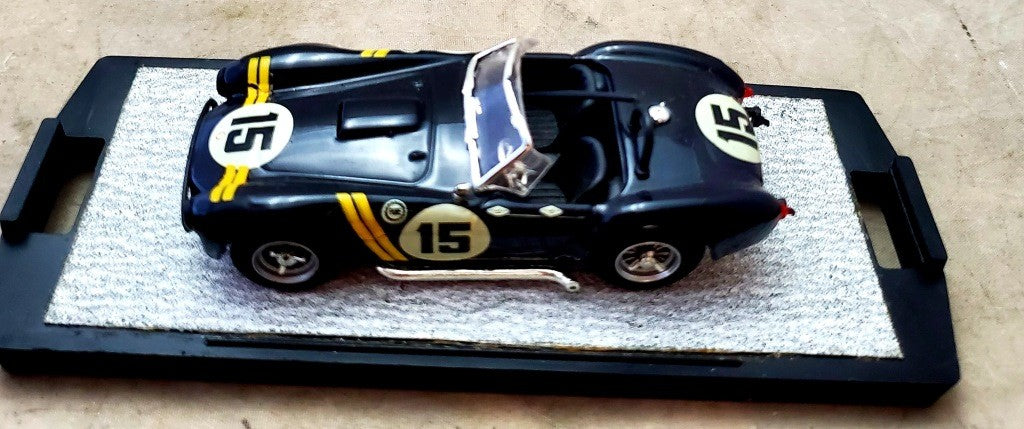 Vintage Used 15 Black Diescast Race Car Excellent Condition