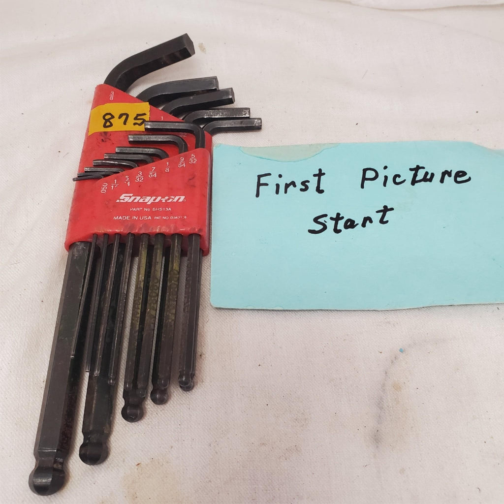 Lot of 13 Snap-on SAE Ball End Key Allen Wrench Set LOT-875