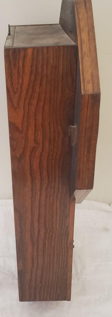 Antique Working 1920's SEIKOSHA Japan Octagon Drop School Regulator Wall Clock