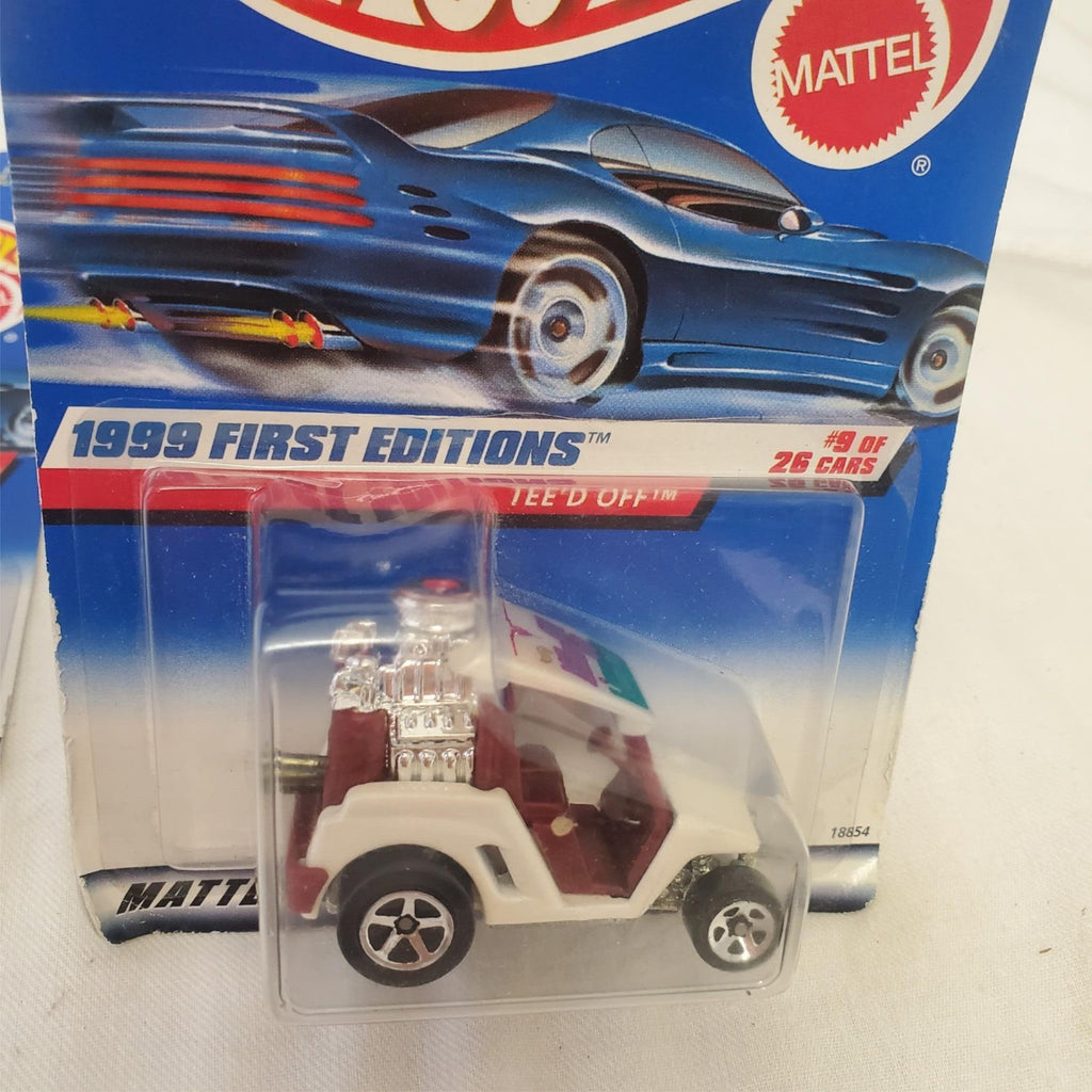 Hot Wheels 1999 X-Treme Speed Series Callaway C7 Car & First Editions Tee’d Off
