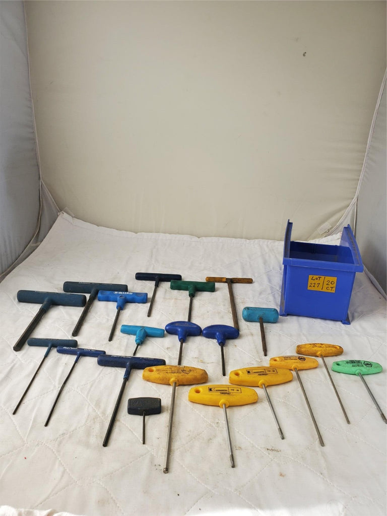 Lot of 20 Multi Size Assorted T Handle Hex Wrench LOT 227