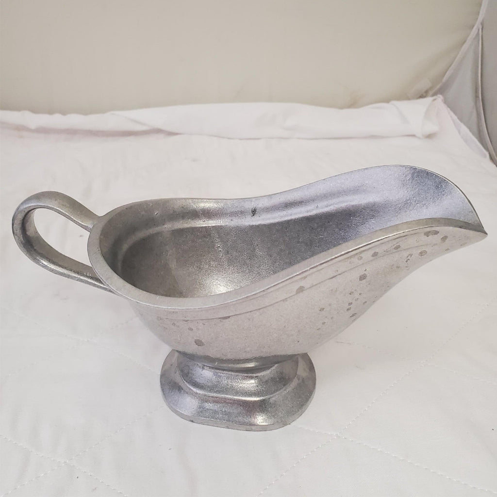 Vintage Wilton Armetale RWP Gravy Boat Footed Serving Sauce