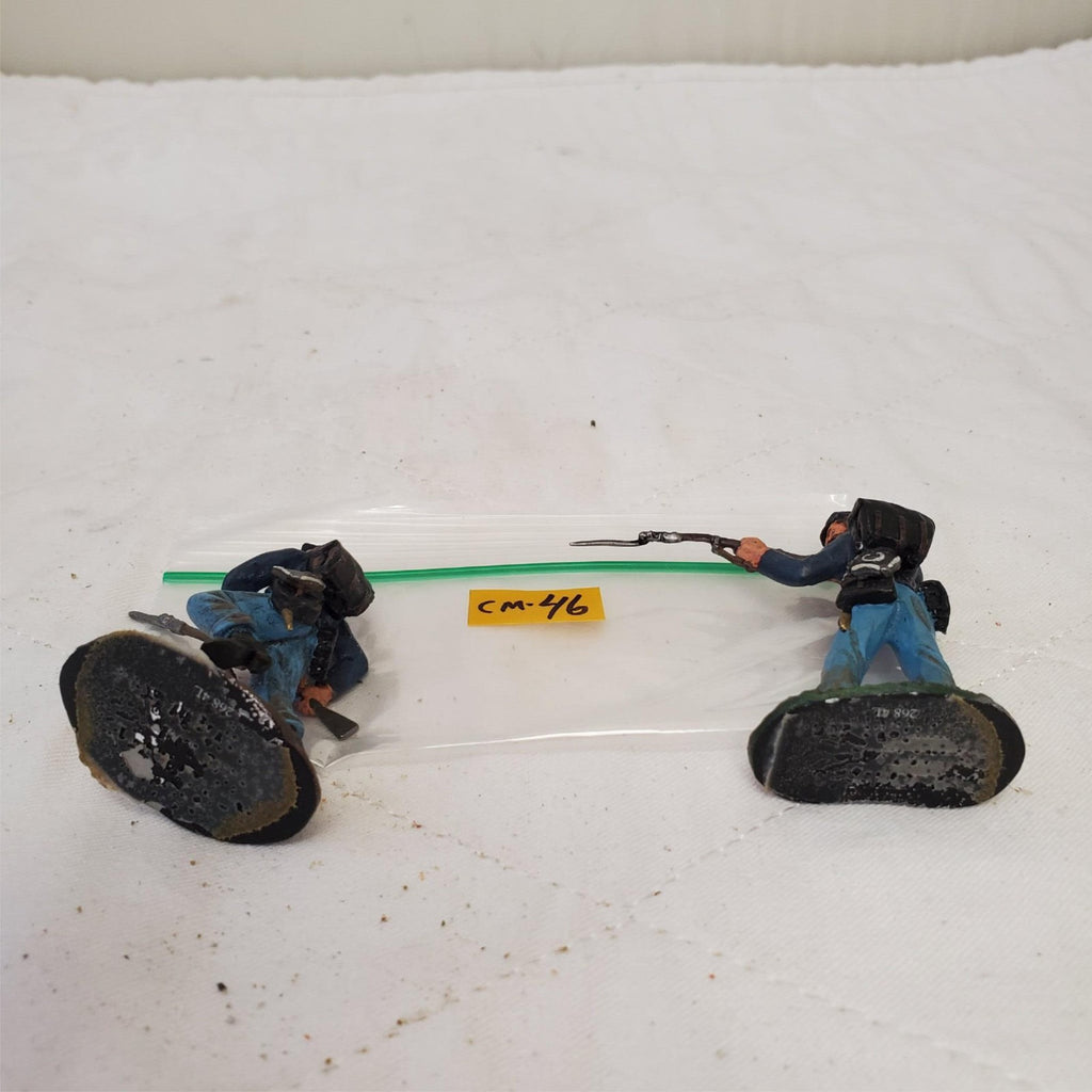American Civil War Union Infantry Soldiers Aiming Mounted CM-46