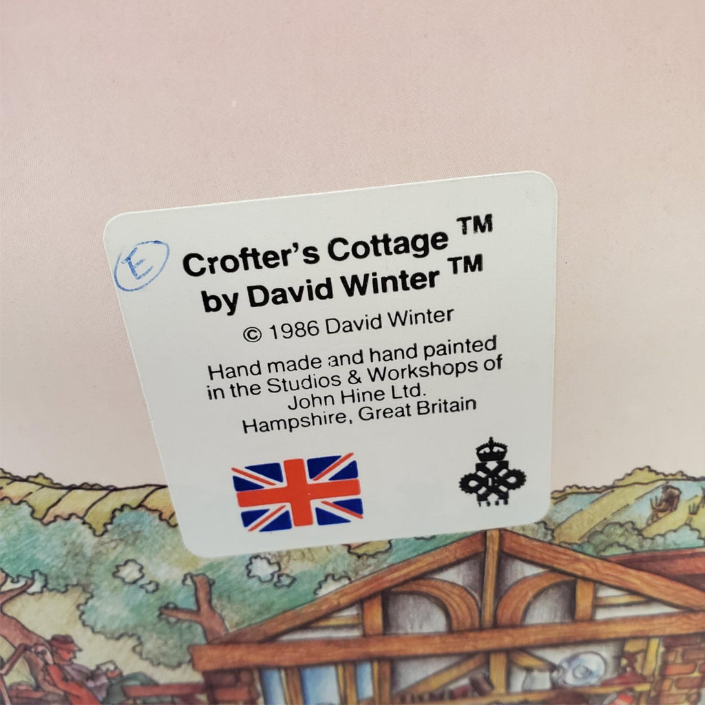 David Winter's Suffolk House &  Crofter's Cottage Figurine