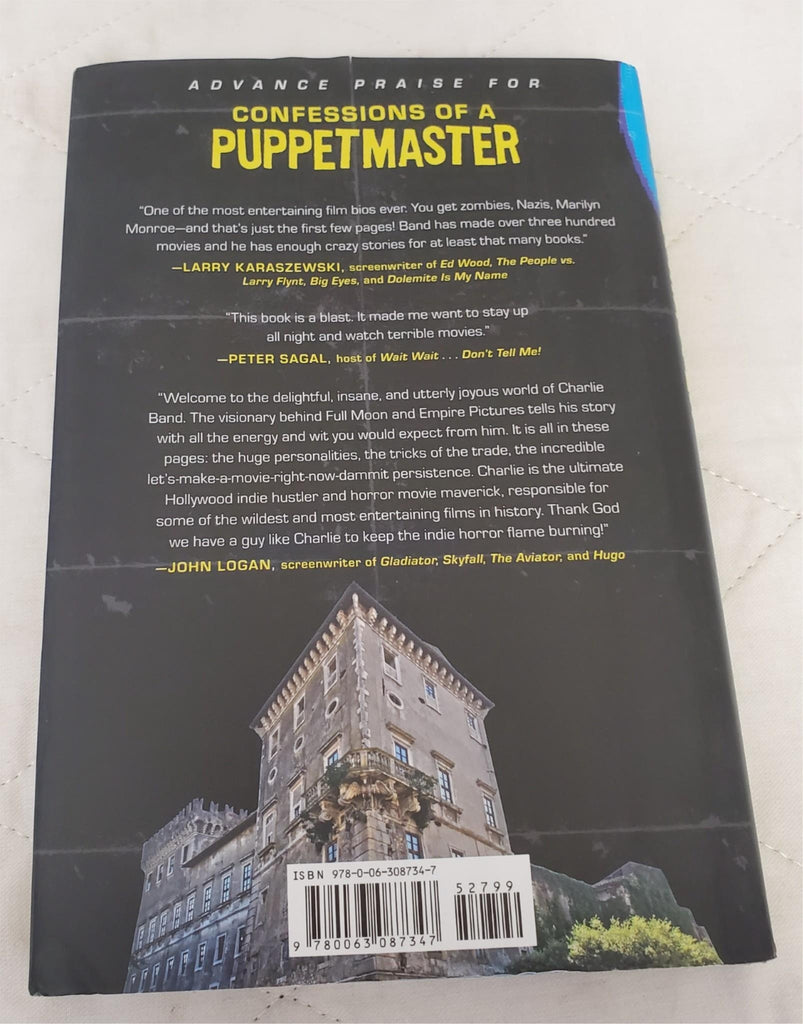 Confessions of A Puppet Master by Charles Band with Adam Felber Book