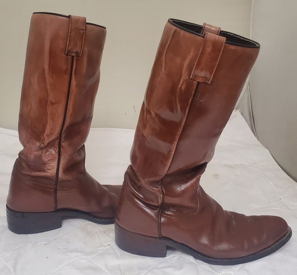 Made in Spain 10.5 Men_s Brown Leather Boots 6500 D