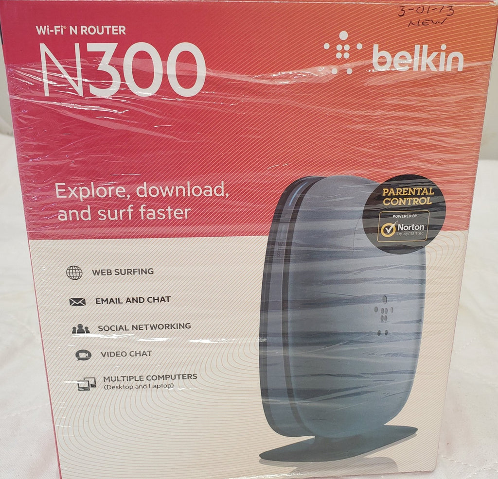 Belkin N300 Wi-Fi N Wireless Router 300 Mbps